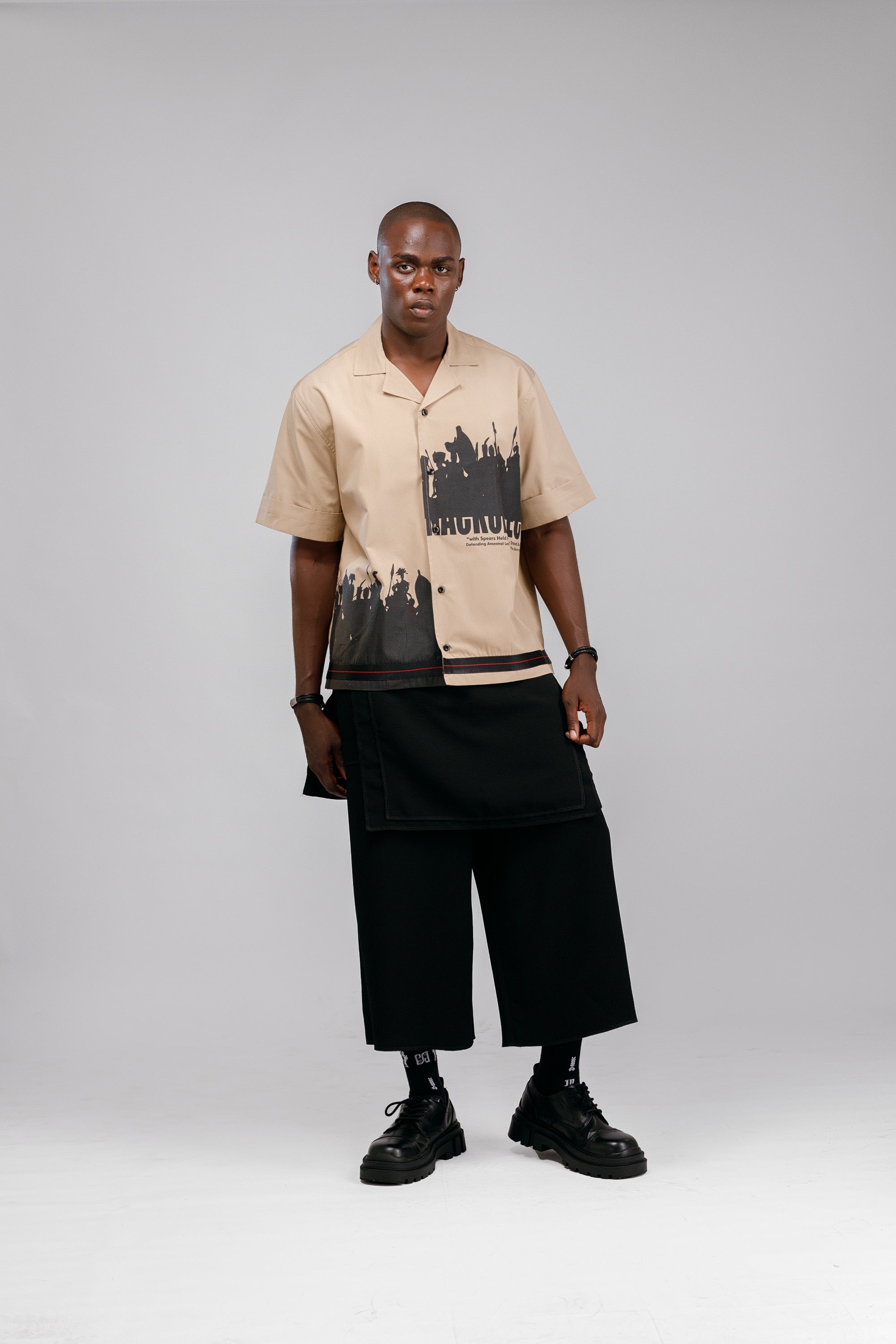 Jagun Shirt in Beige