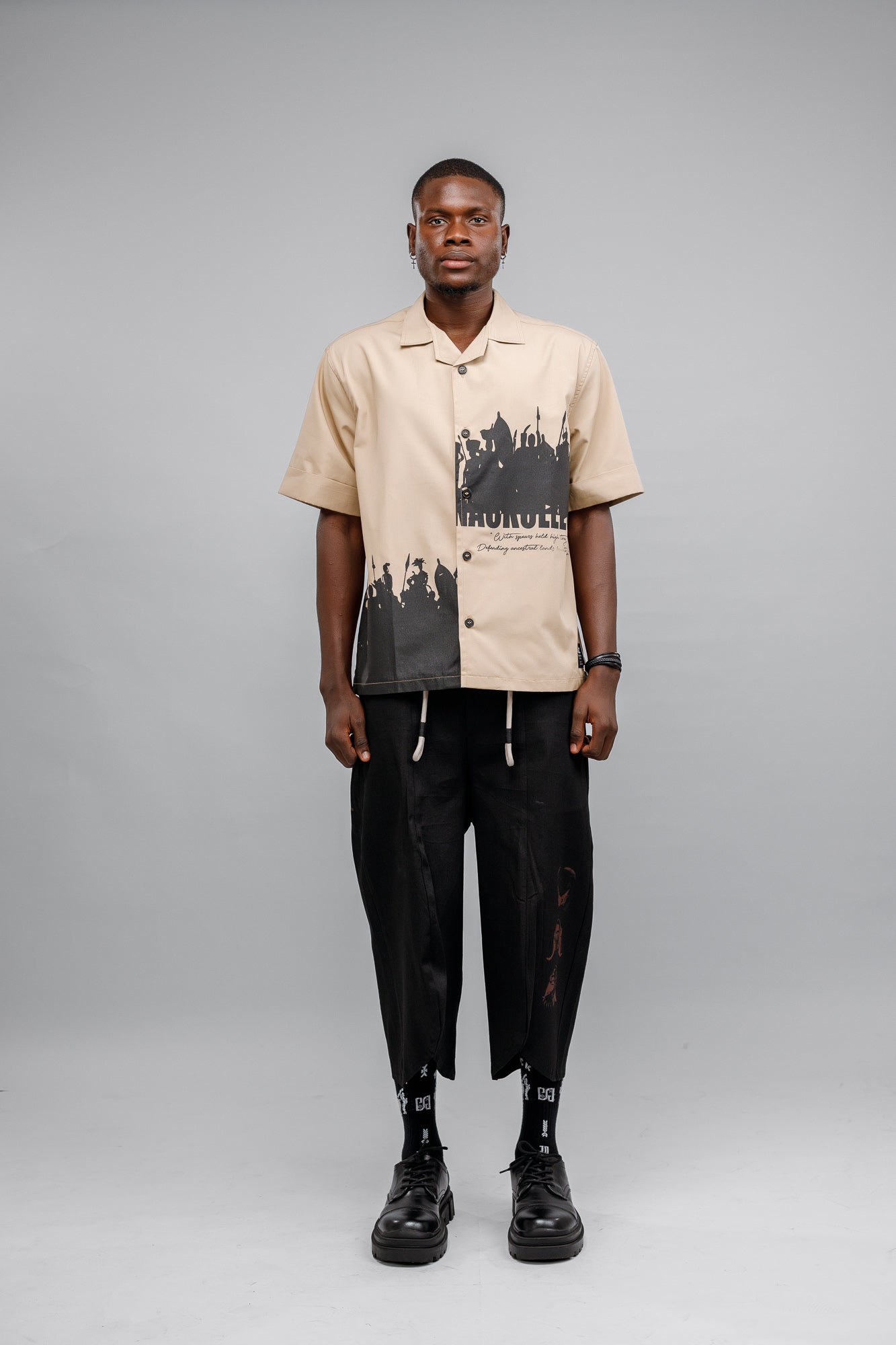 Jagun Shirt in Beige