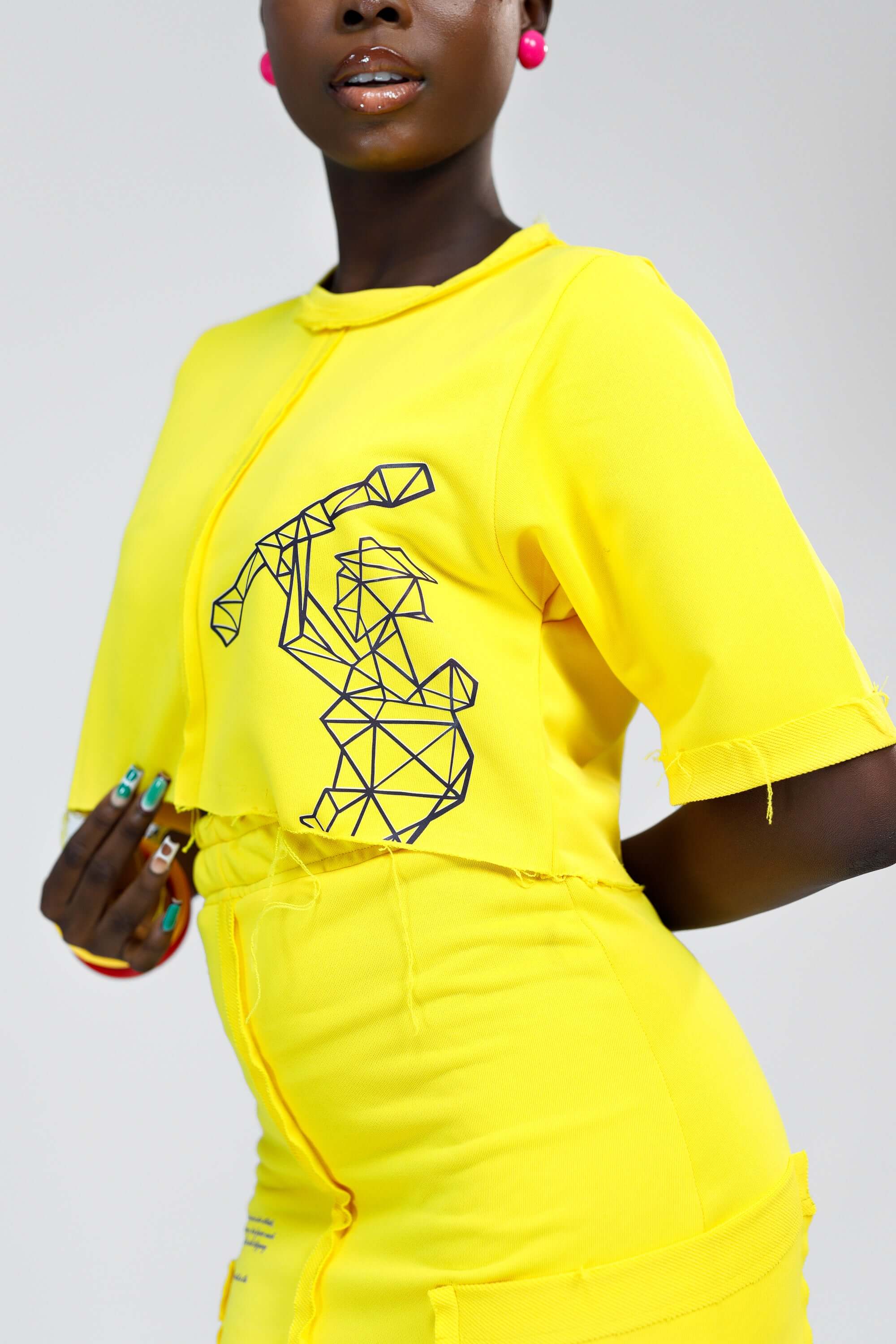 Female Karko 2pcs in Yellow - Dresses