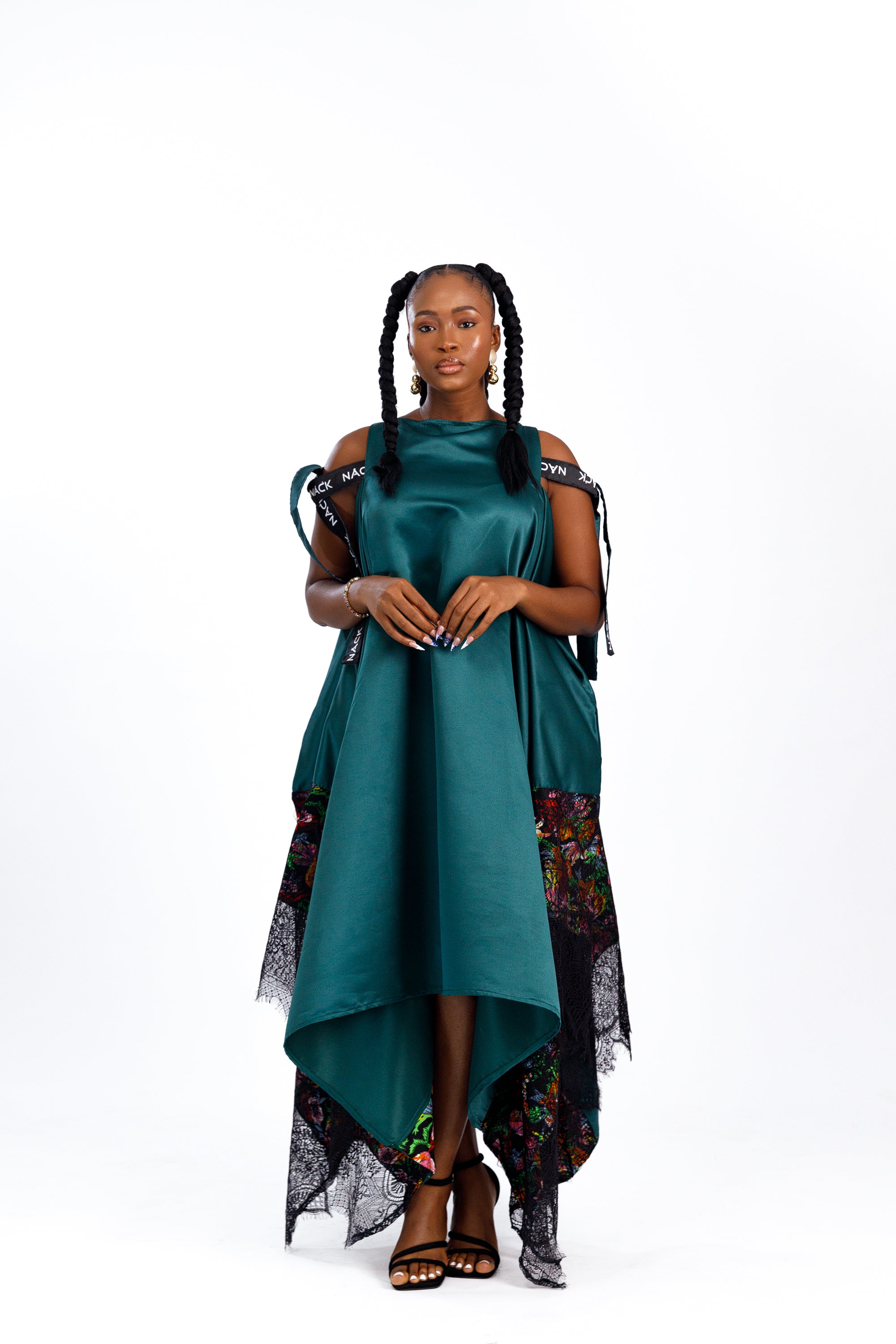 Malkia Dress in Green