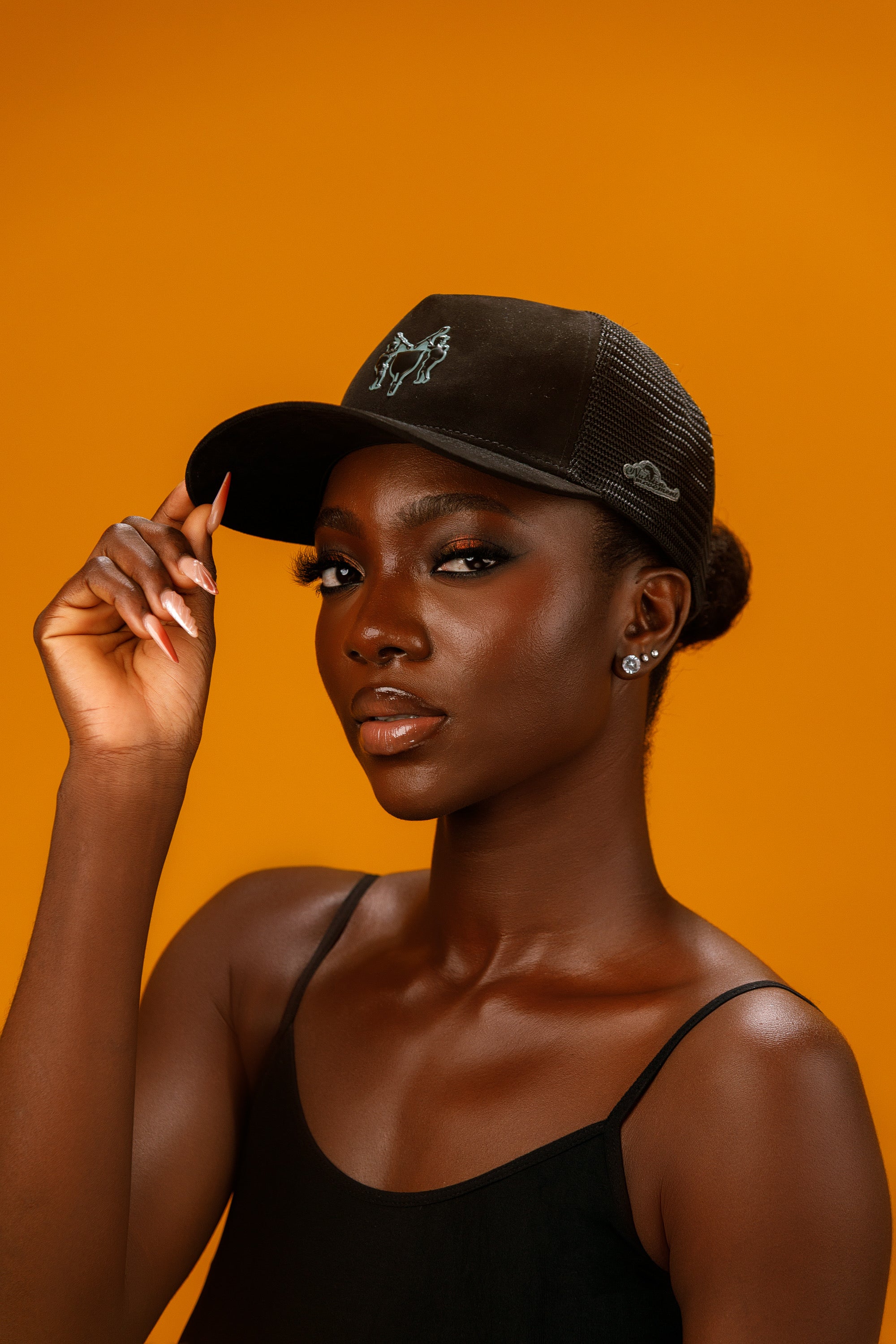 NACK 3D Mini Logo Cap in Black