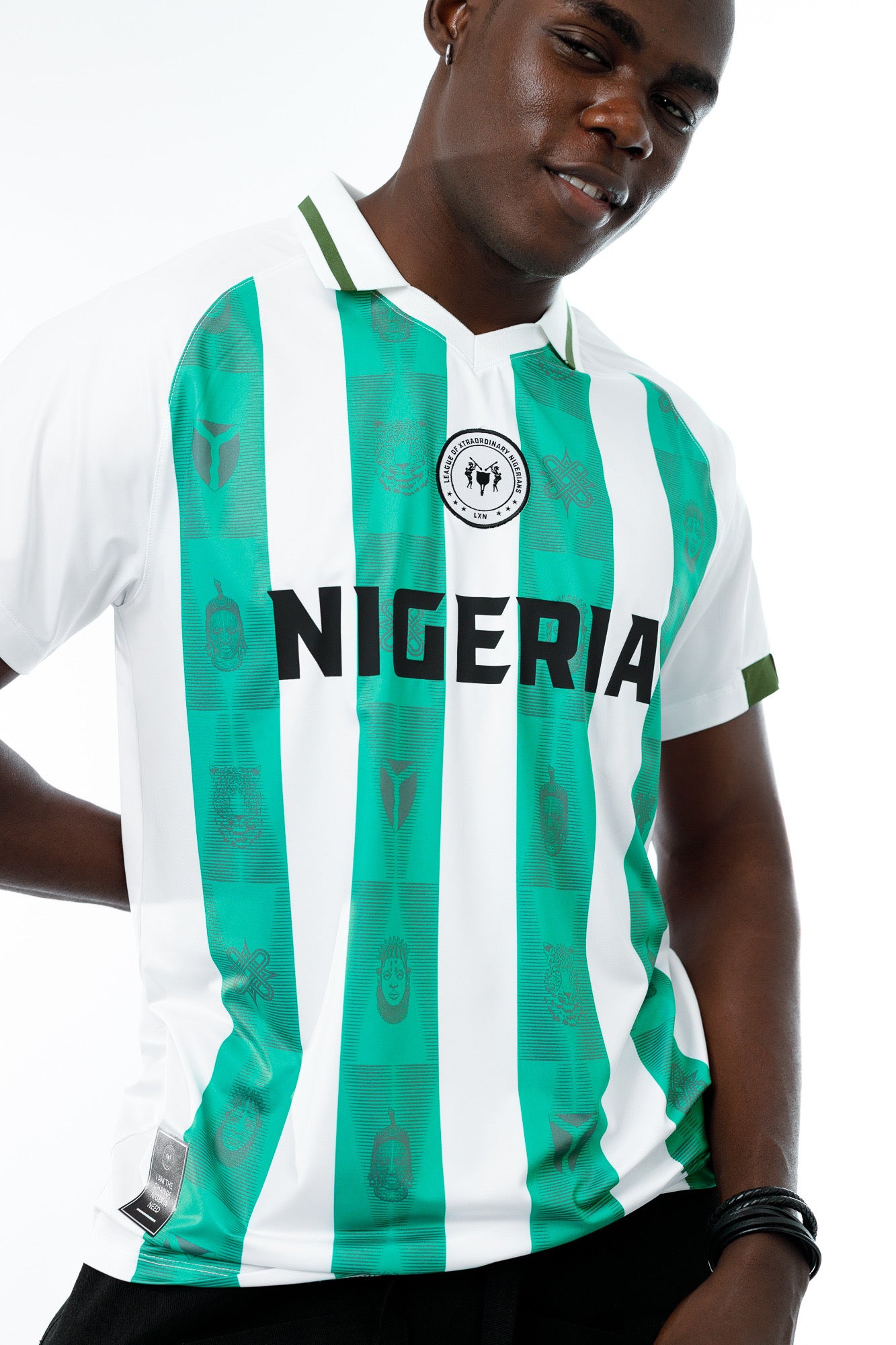 LXN Nigerian Jersey season 2 in White