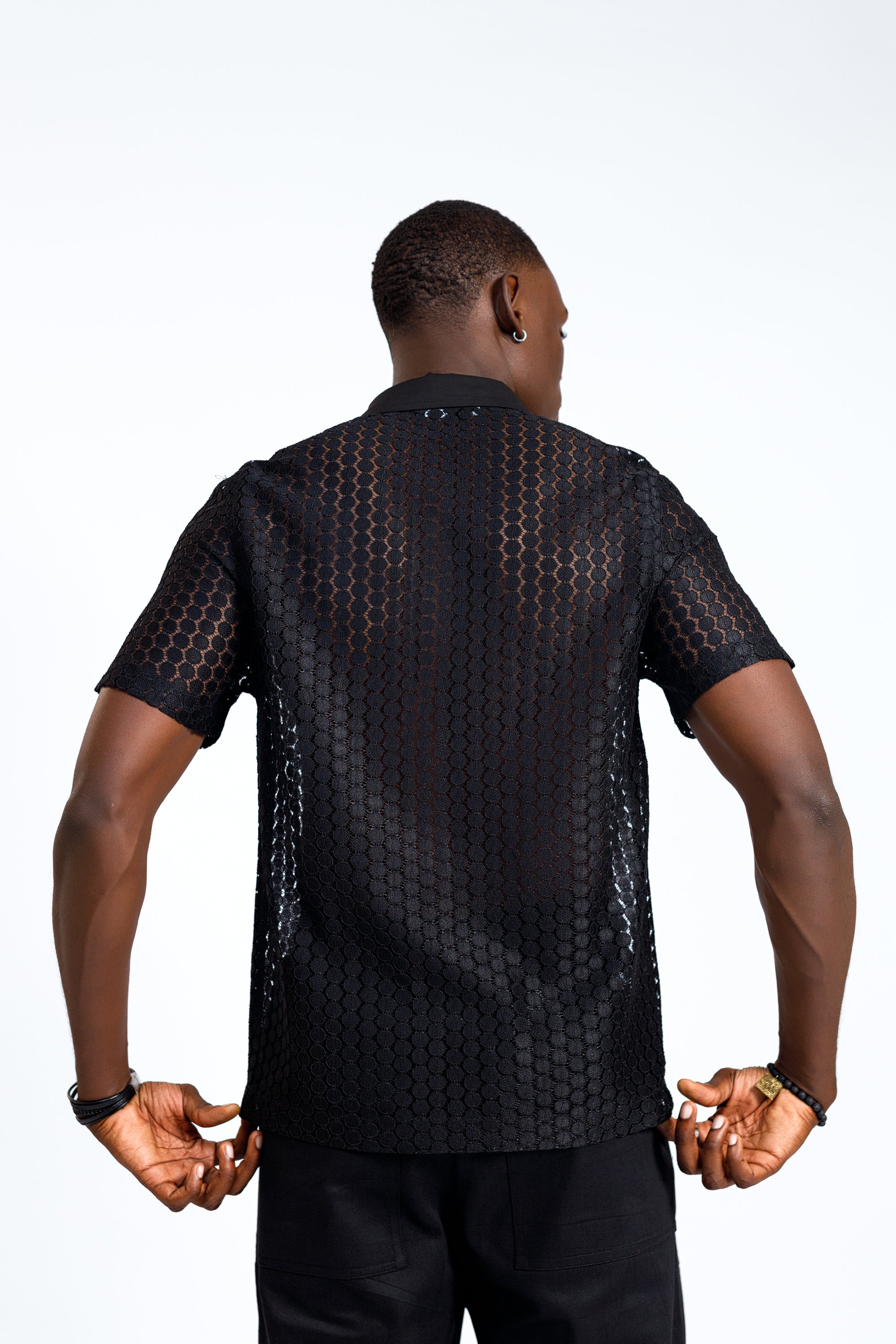 Male Lace Shirt