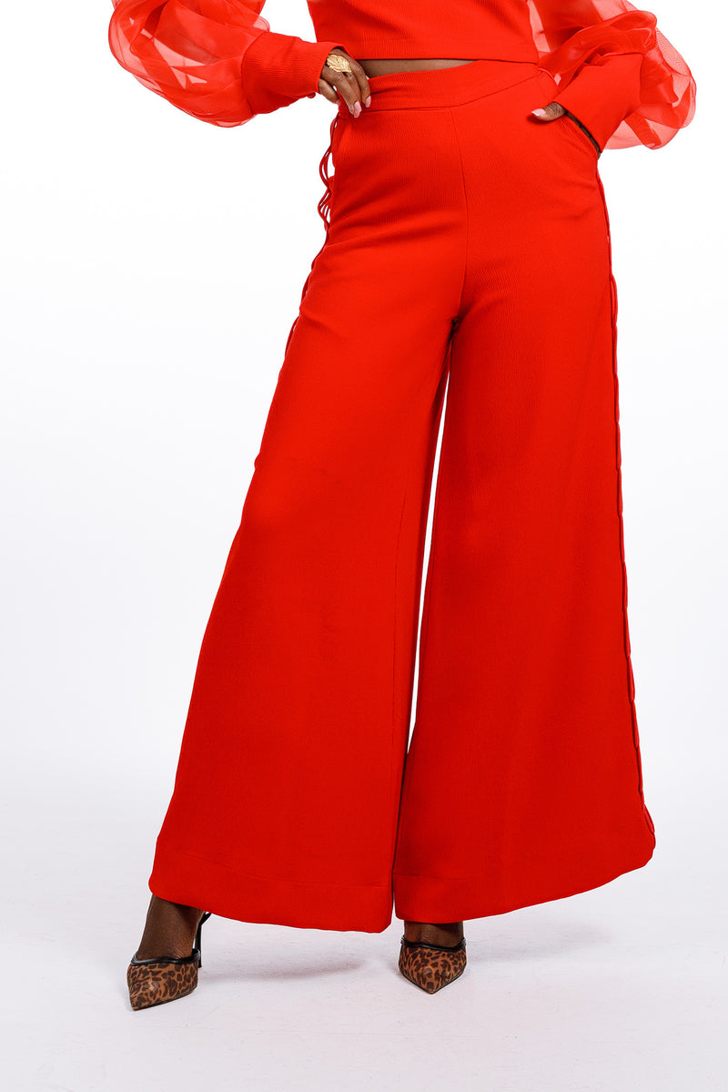 Ara-Set Pant in Red