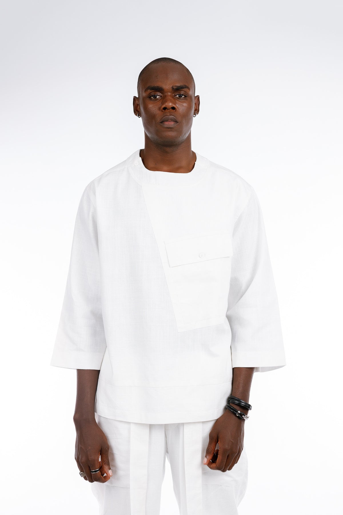 NACKMAN Linen Top 3quarter