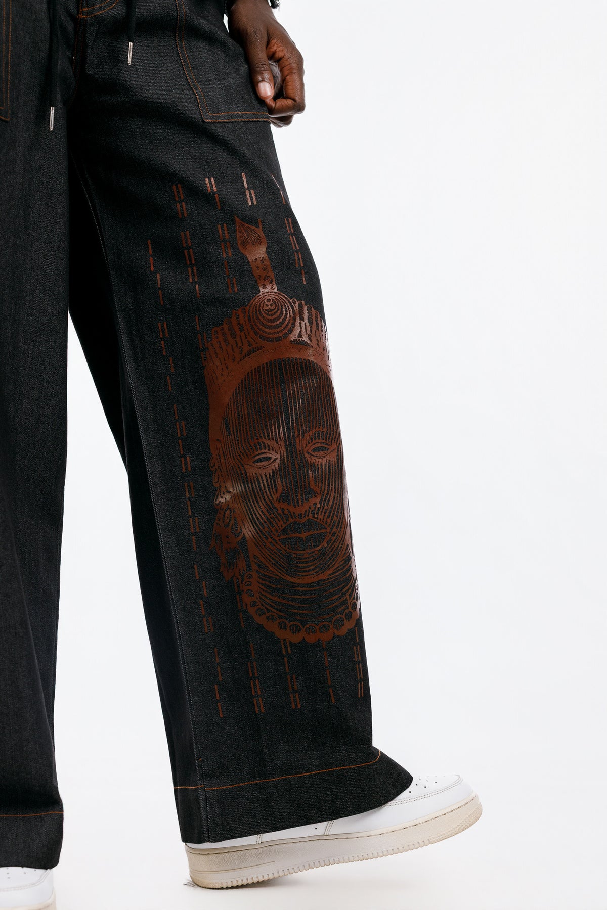 Palazart Pant (Ife) in Black