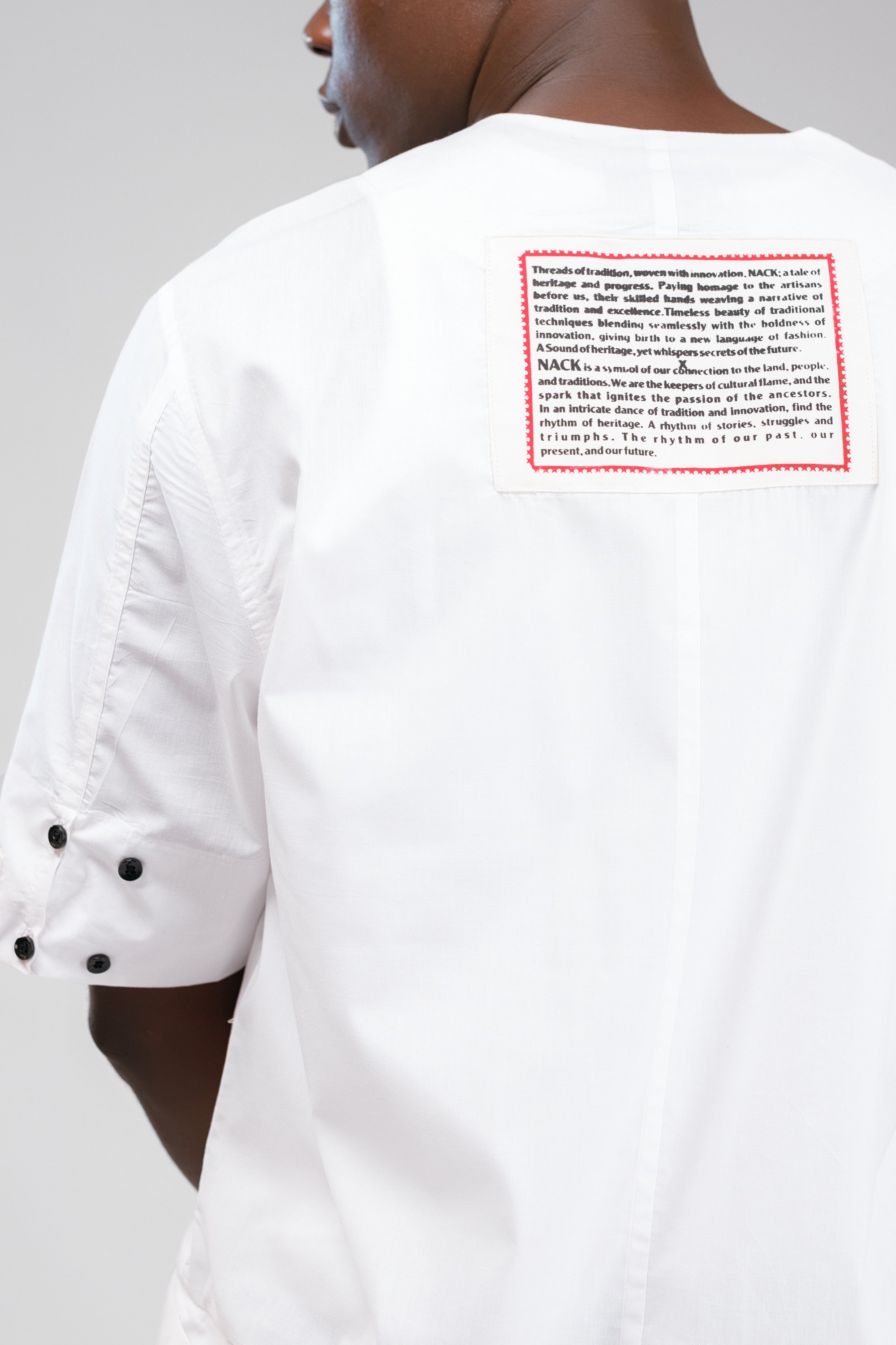T.O.T SHIRT IN WHITE (THREADS OF TRADITION)