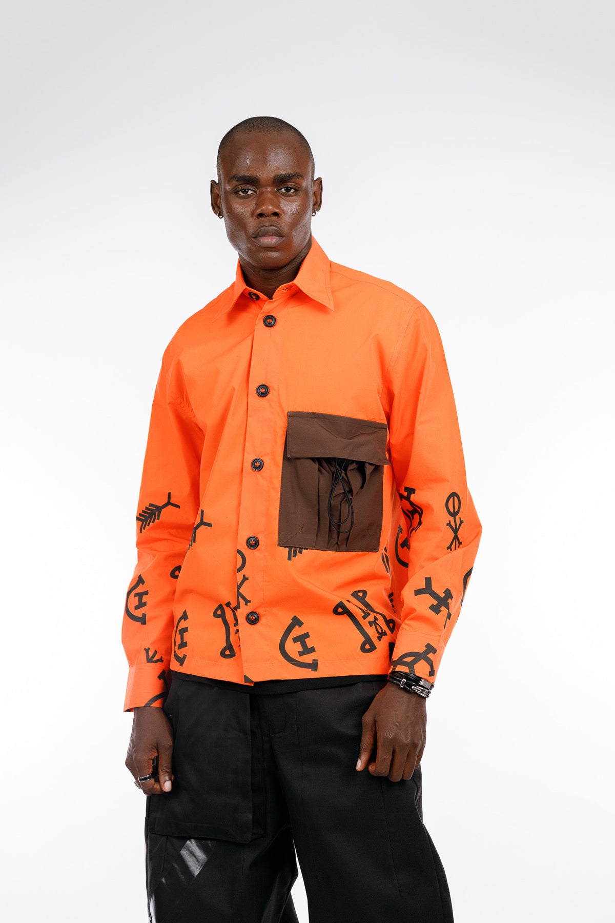 AKARA ORANGE SHIRT