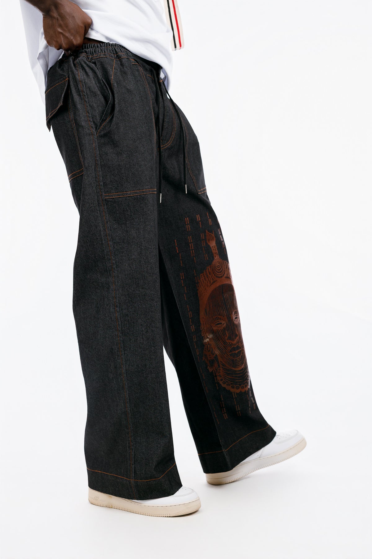 Palazart Pant (Ife) in Black