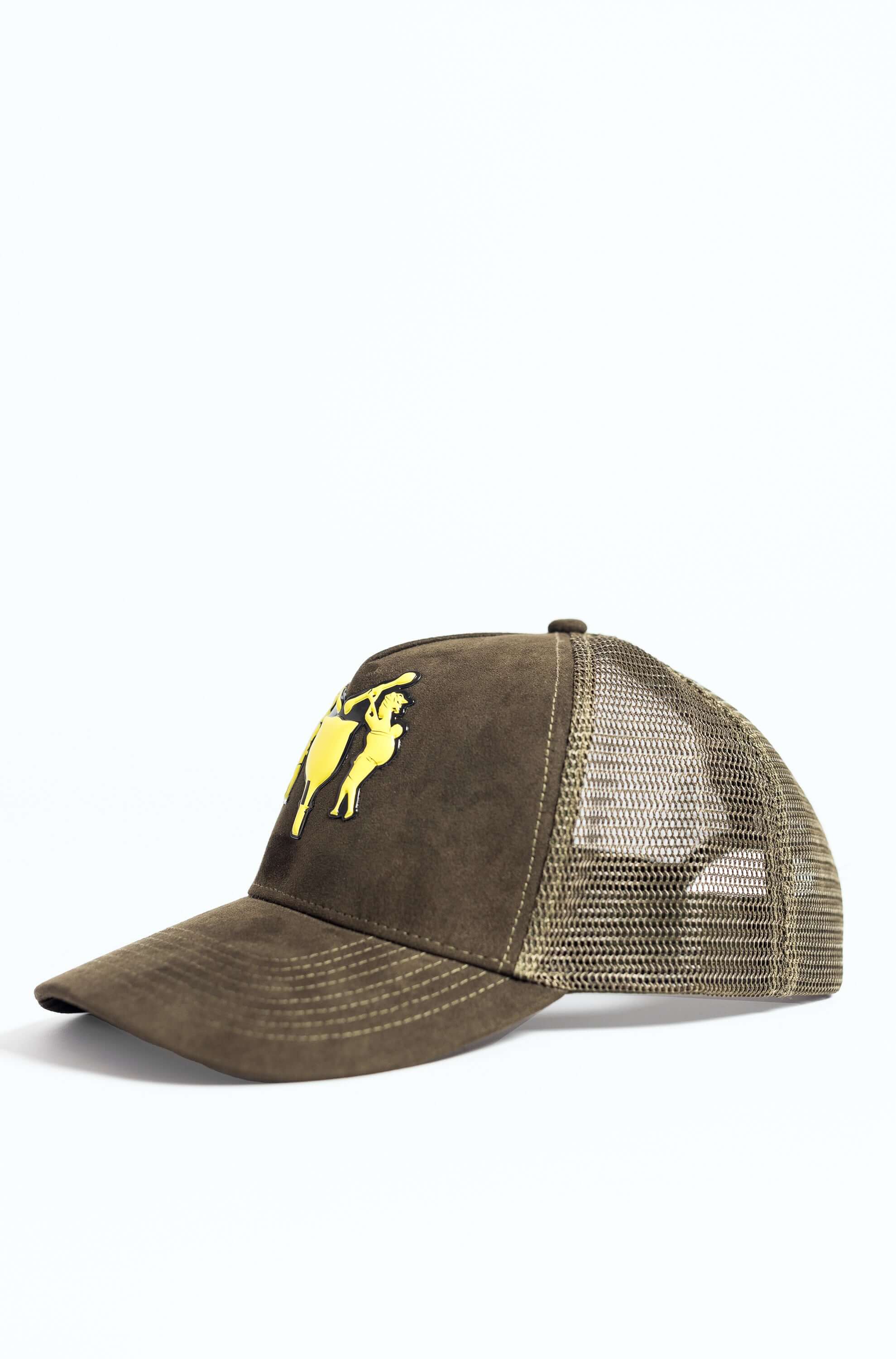 NACK 3D Logo Cap in Army Green - Uncategorized