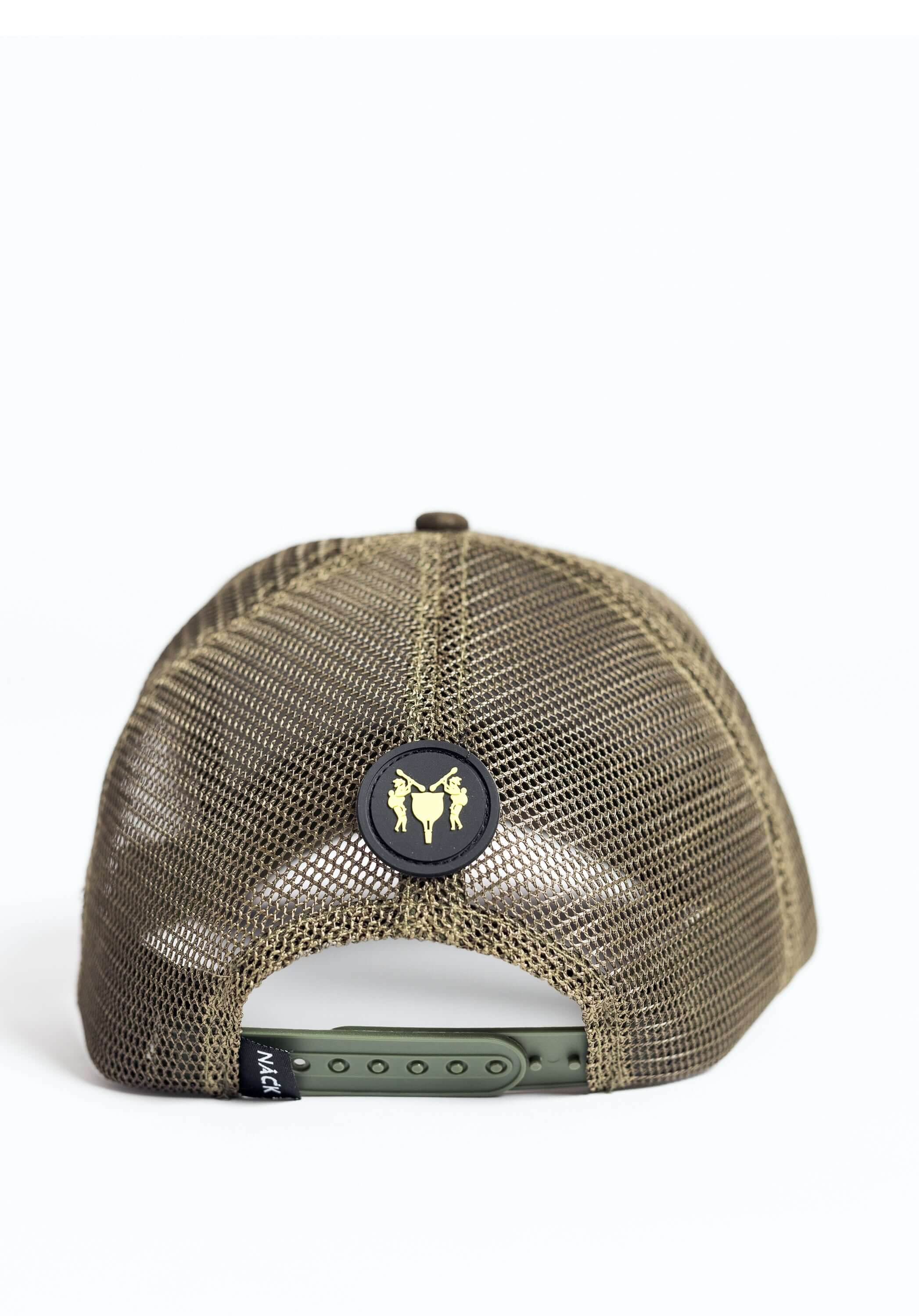 NACK 3D Logo Cap in Army Green - Uncategorized