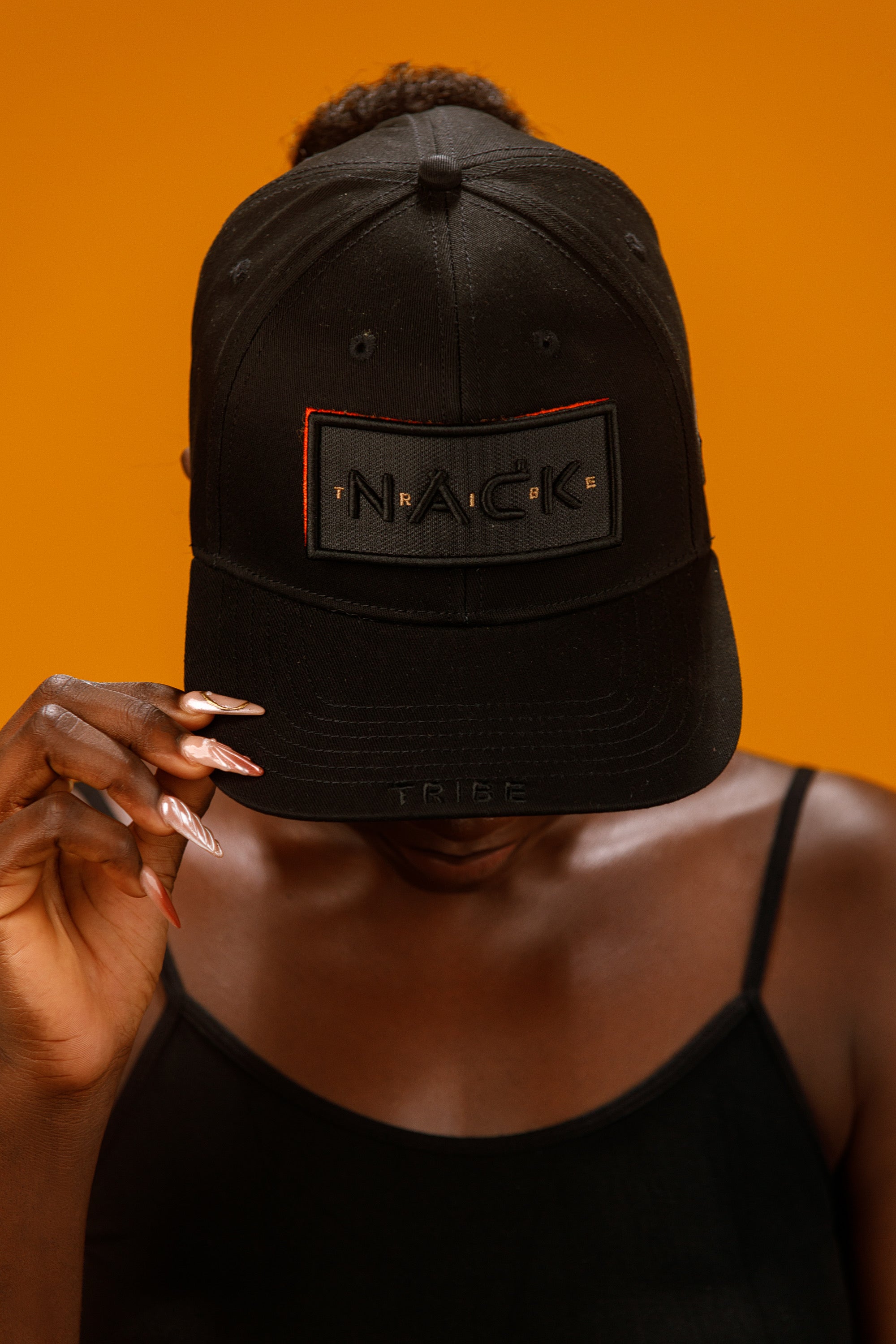 NACK Tribal Patch Cap in Black
