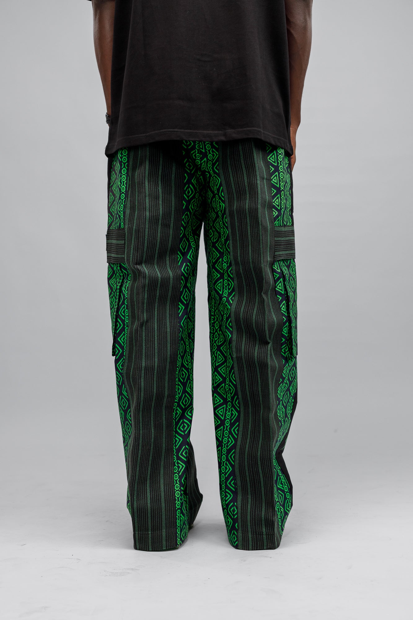 Afropop Mix Pant in Green