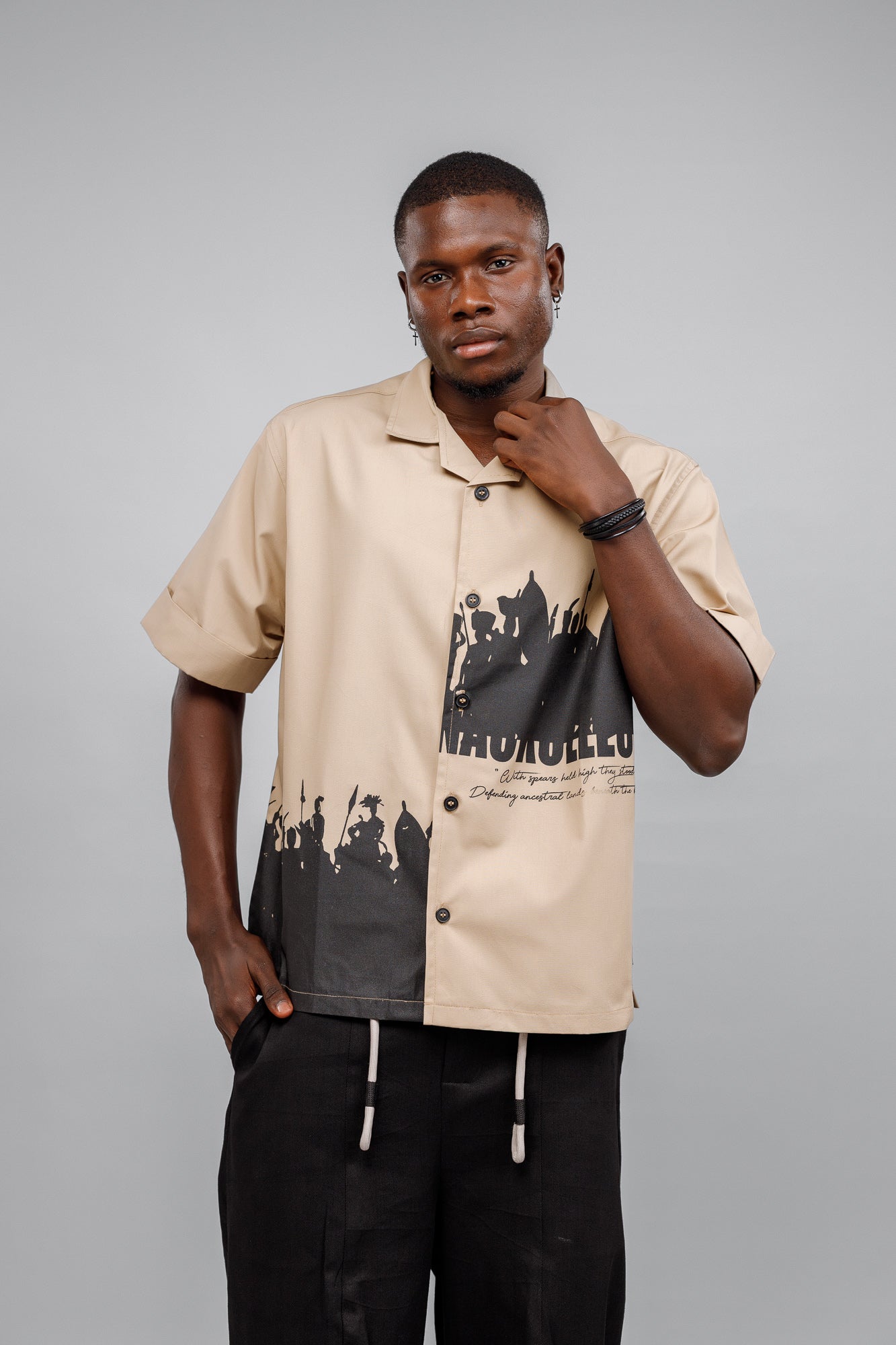 Jagun Shirt in Beige