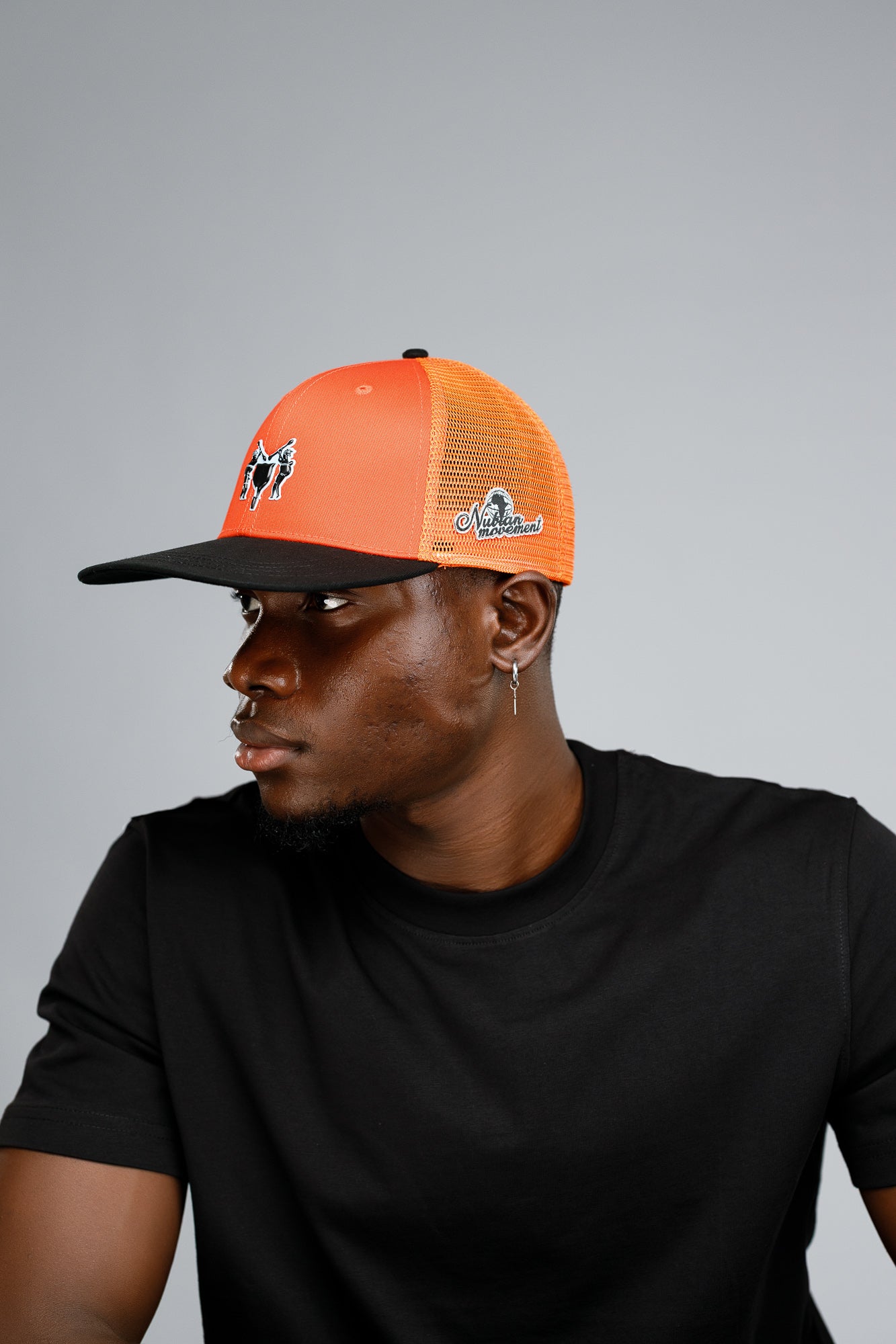 NACK 3D Mini Logo Cap in Orange