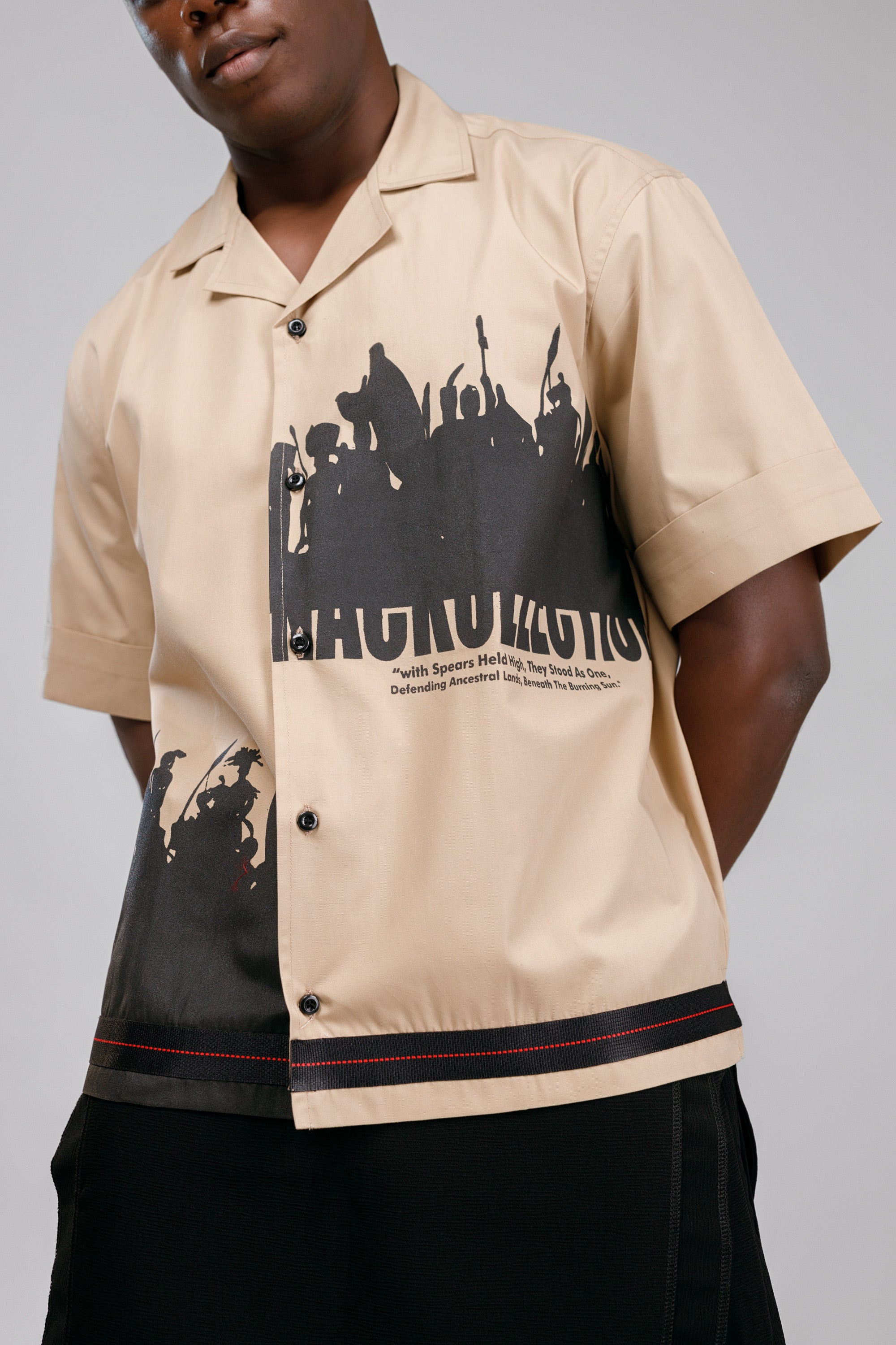 Jagun Shirt in Beige