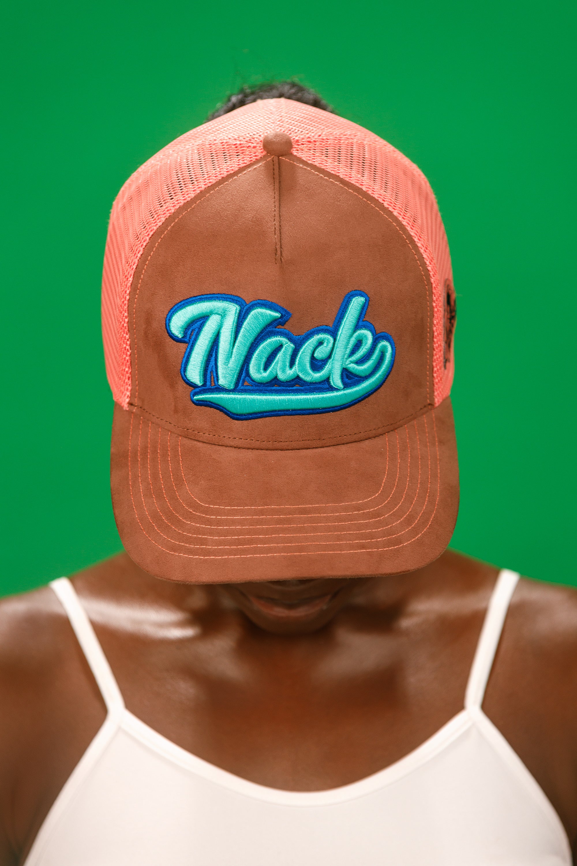 NACK Summer Vibes Cap in Peach