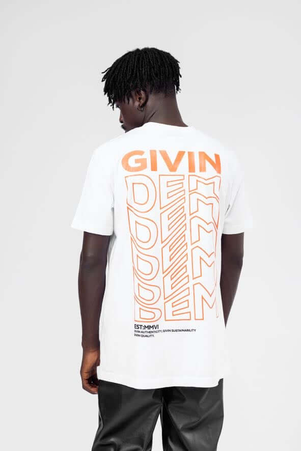 Givin Dem Tee in White