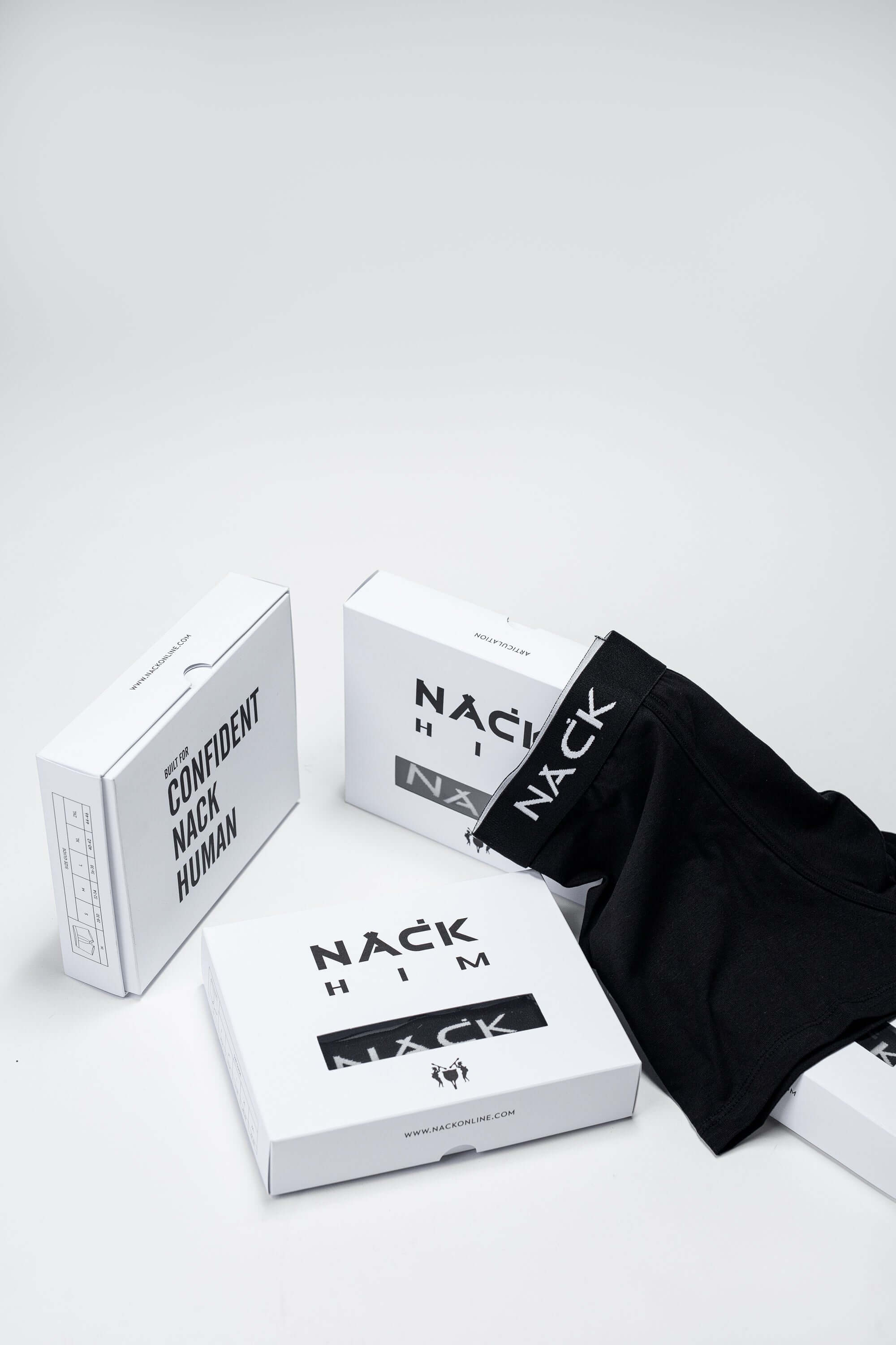 NACK Briefs - A set of 2 (Black & White) - Uncategorized