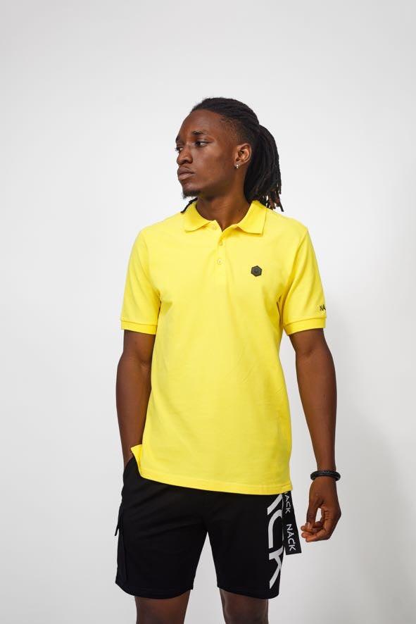 NACK PVC Polo in Yellow - NACK APPAREL