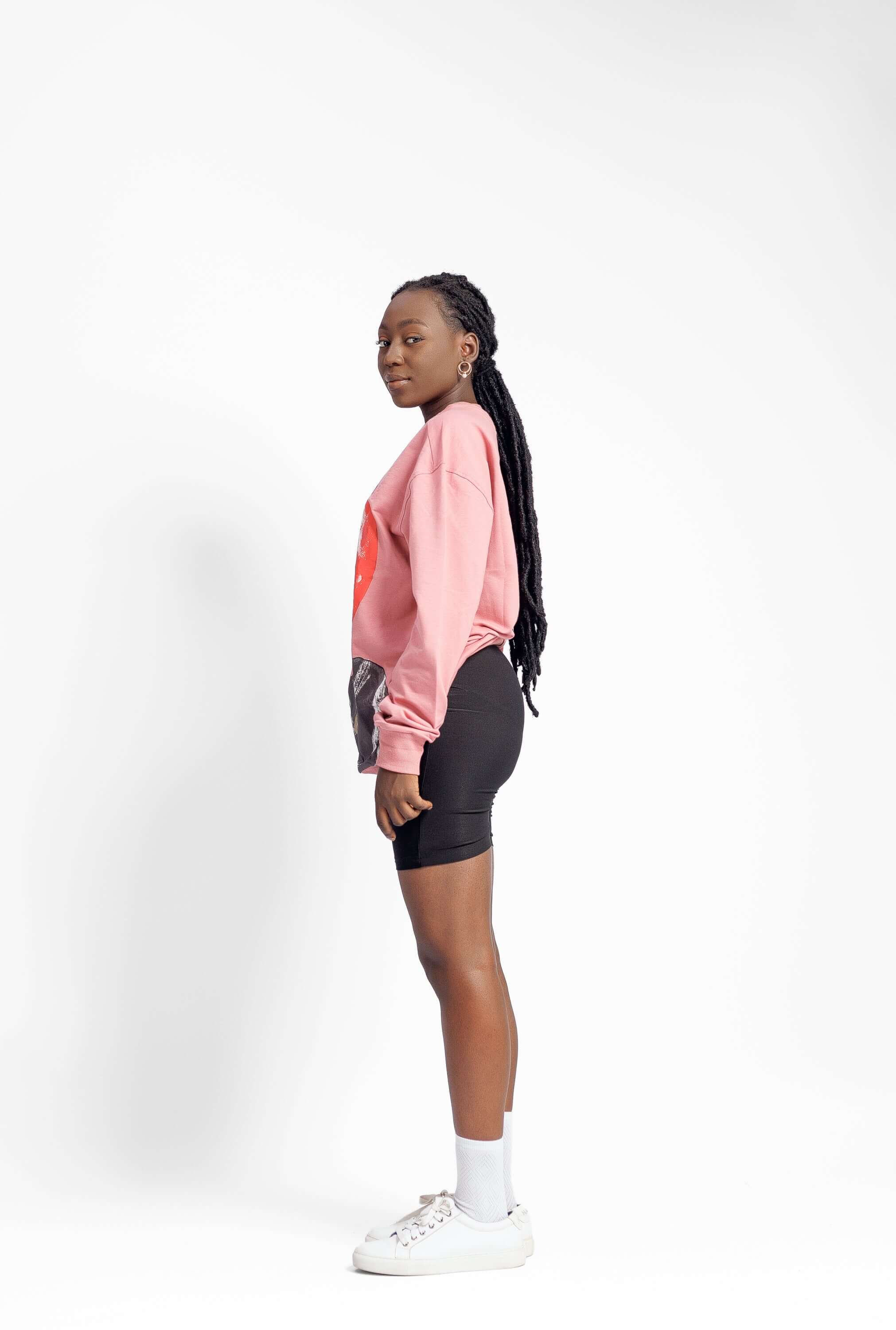 Fela Sweat Top in Rose - Shirts & Tops