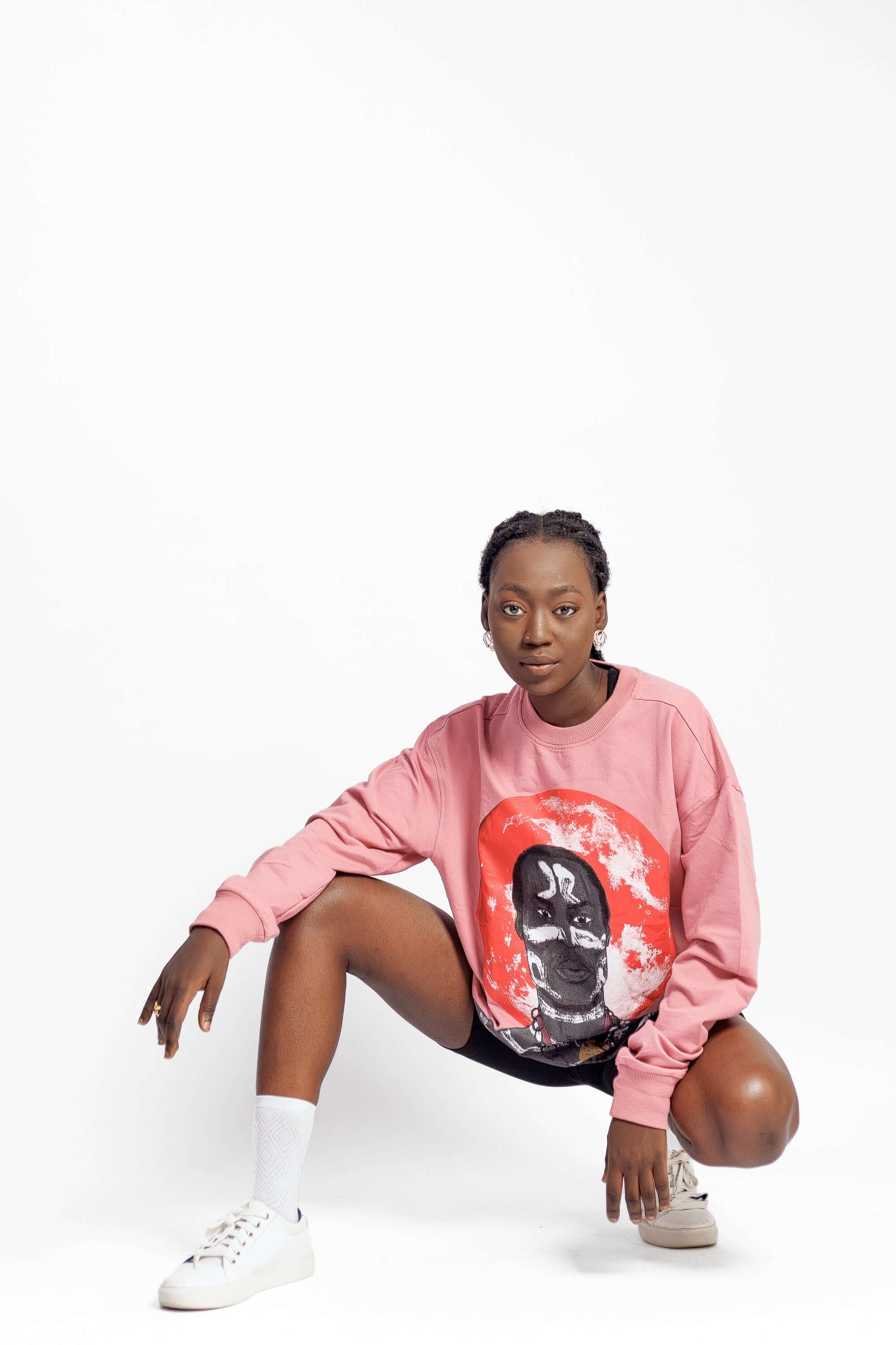 Fela Sweat Top in Rose - Shirts & Tops