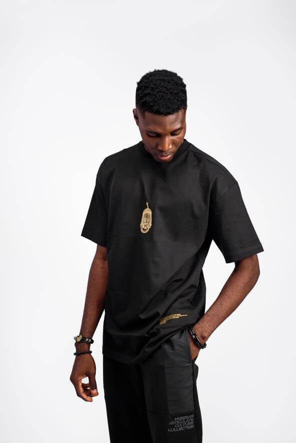 Ife Kingdom Oversized Tee in Black - NACK APPAREL