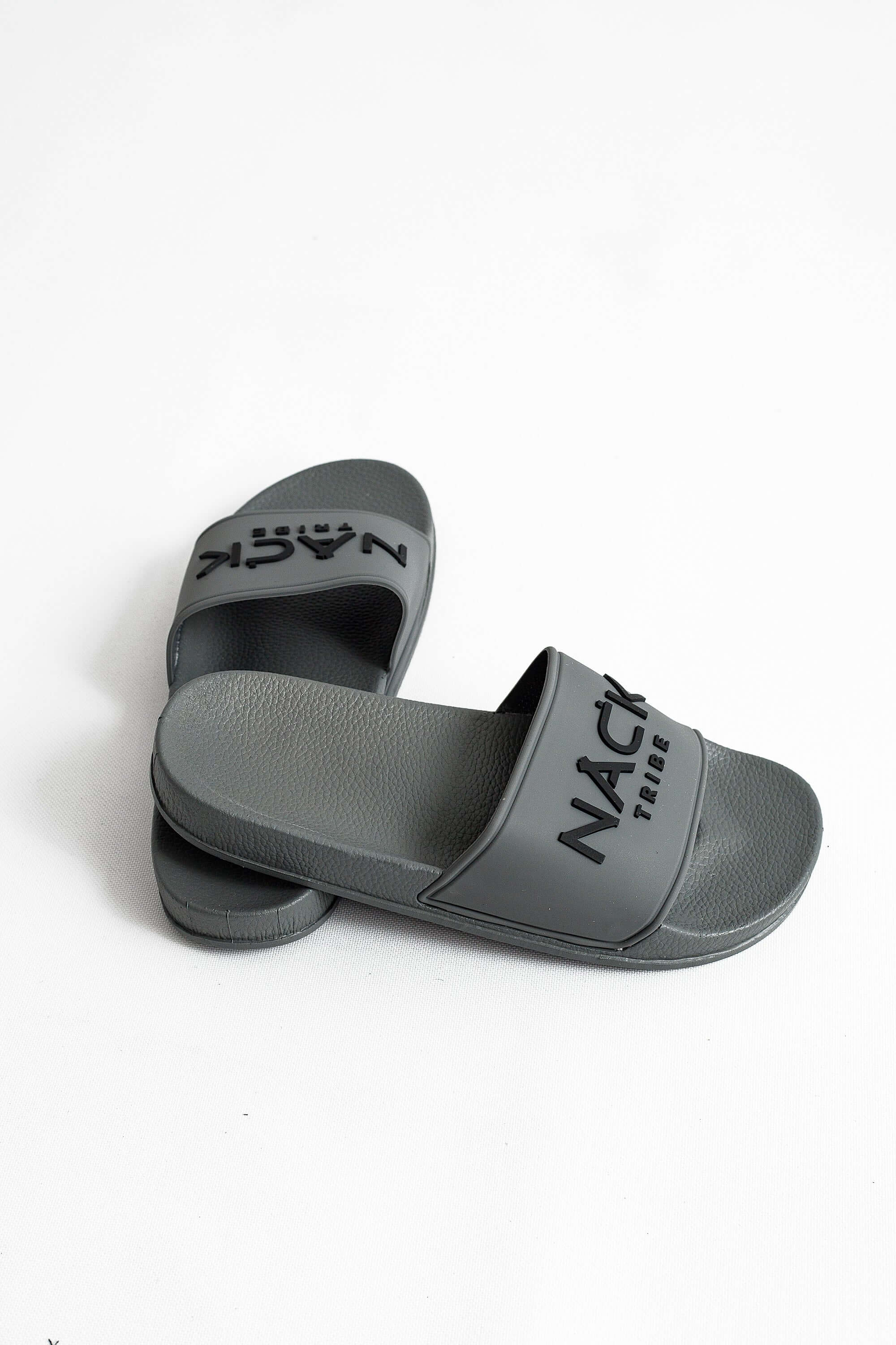 NACK Tribe Slides in Grey - Slides