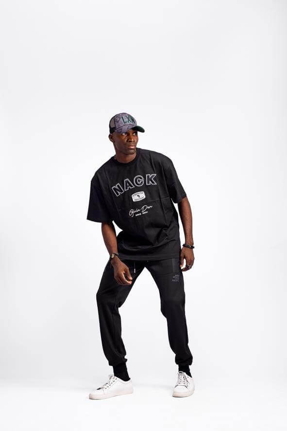 Afropolitan Movement Tee in Black -