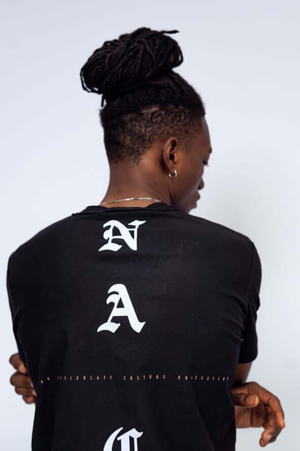 Imani Tee in Black - Shirts & Tops