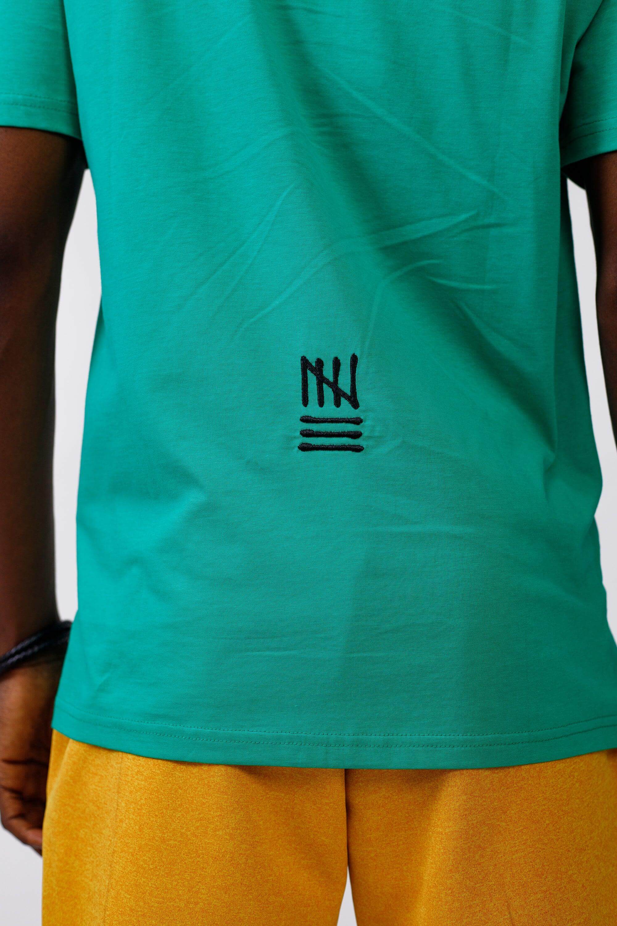 NACK Classic Tee in Green - Shirts & Tops