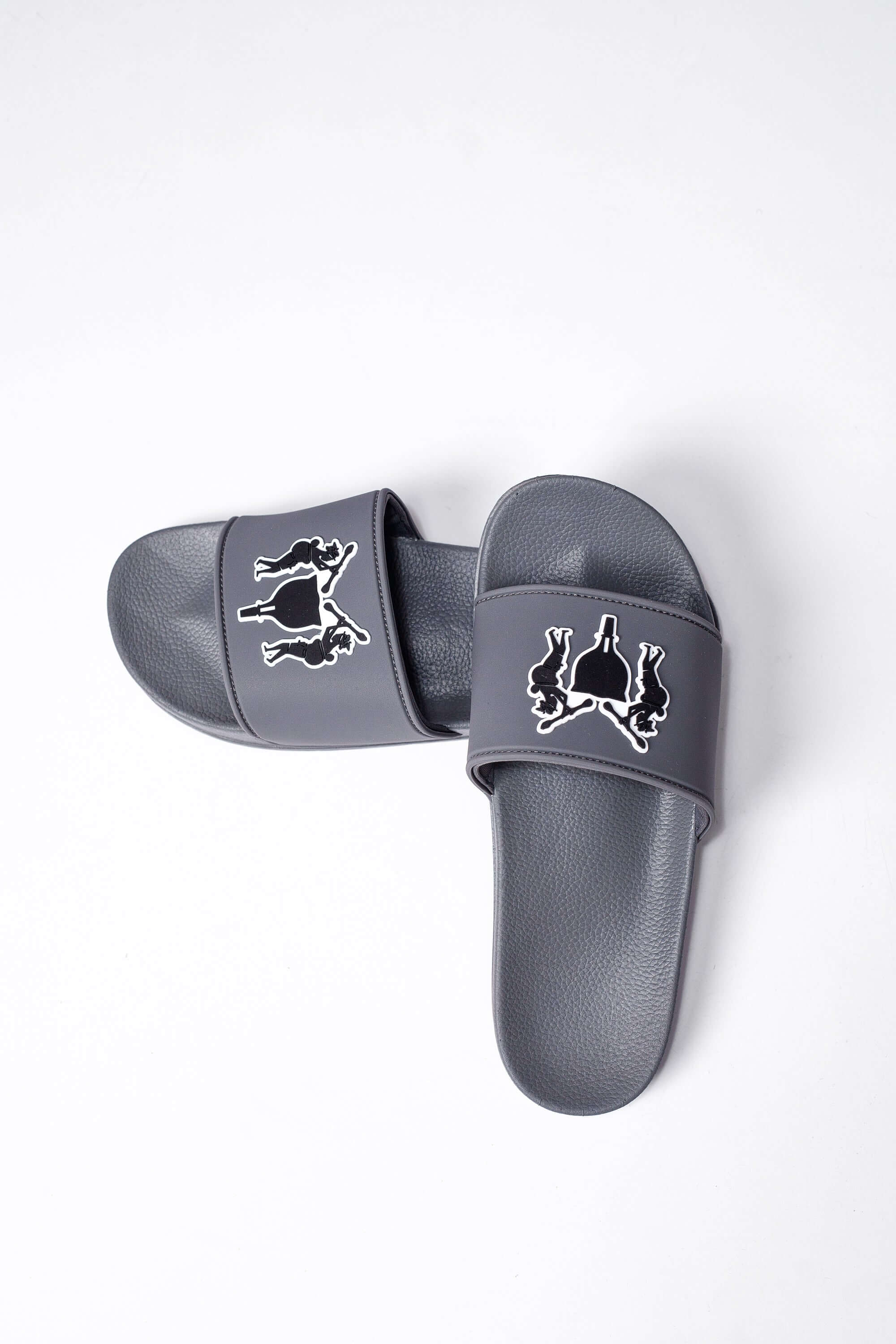 3D Slides In Grey - Slides