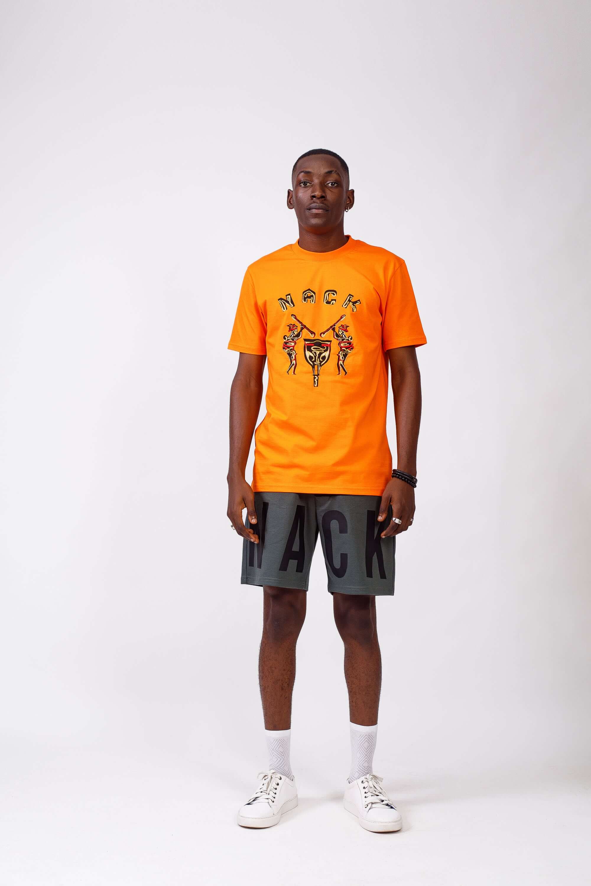 NACK Classic Tee in Orange - Shirts & Tops