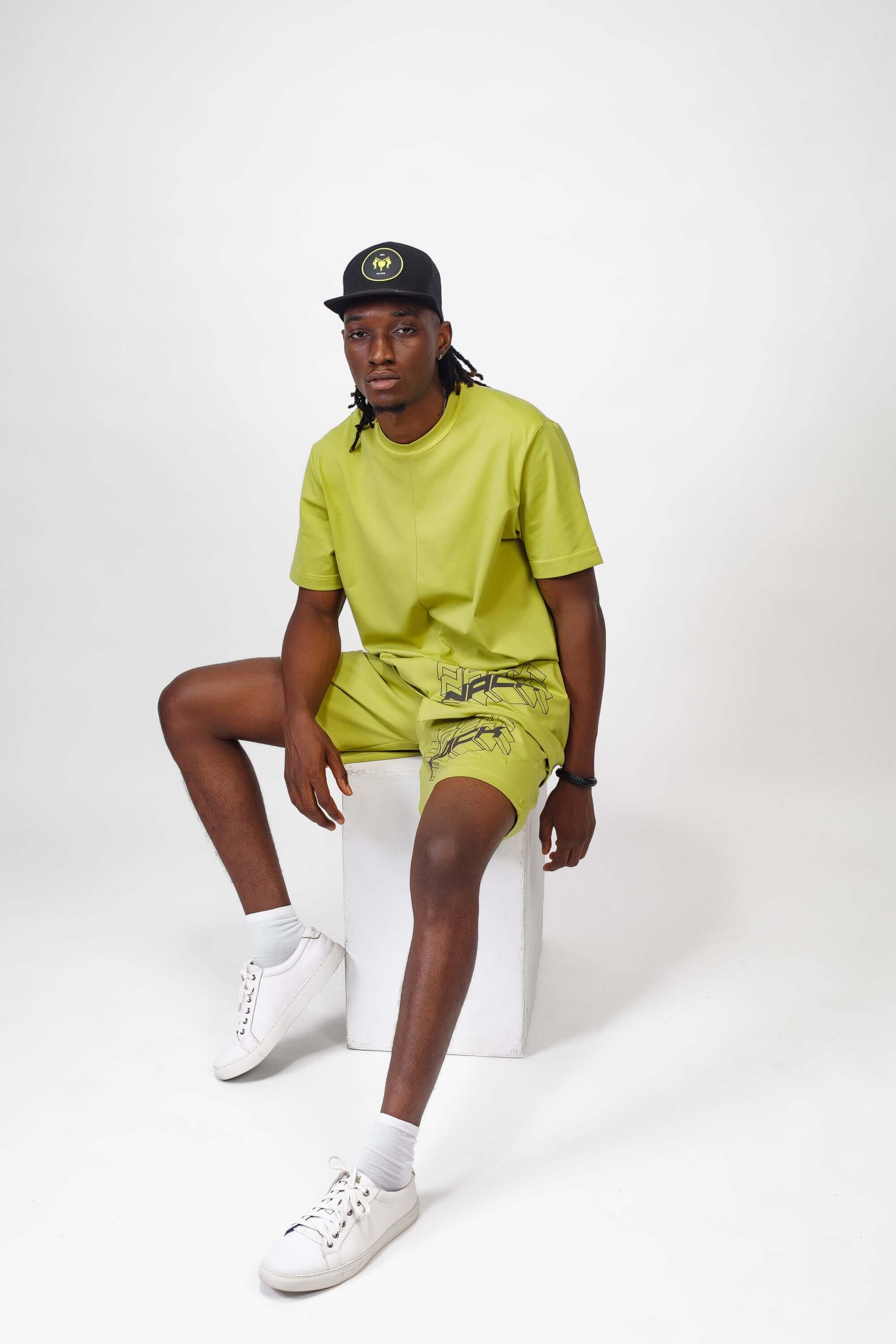 NACK Homegrown Coord in Lemon Green - Clothing