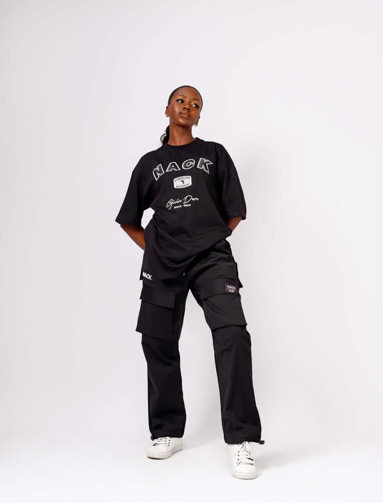 Afropolitan Movement Tee in Black - NACK APPAREL