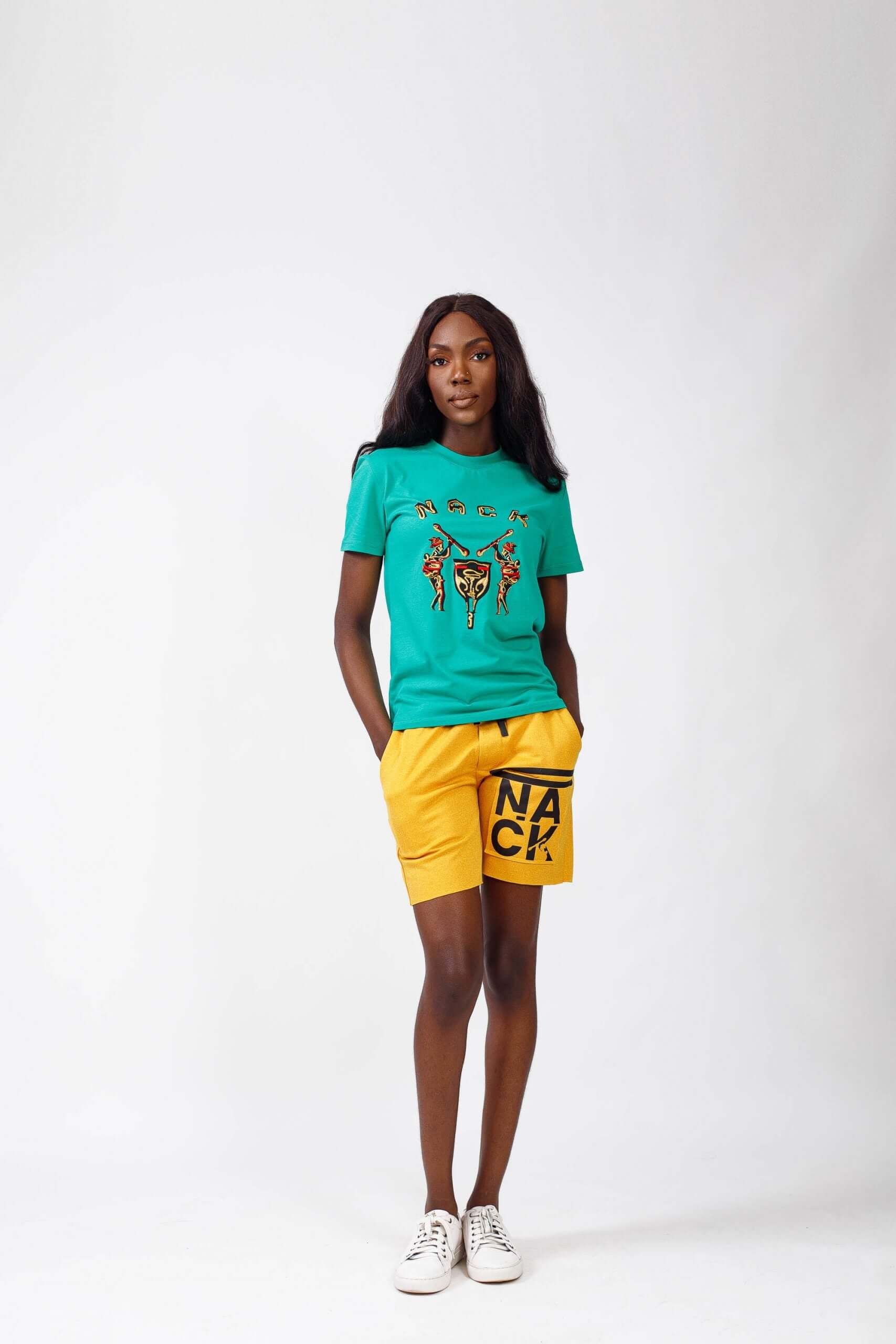 NACK Classic Tee in Green - Shirts & Tops