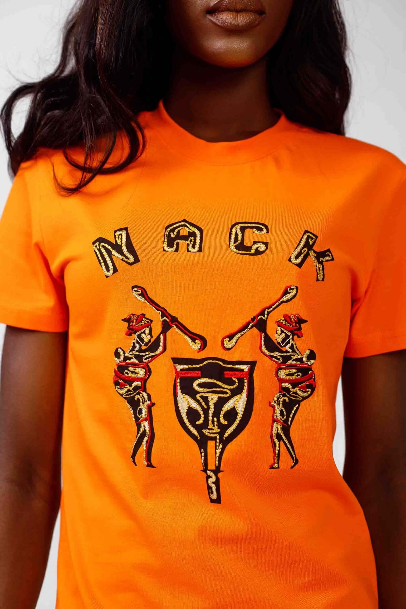 Classic Tee in Orange - Shirts & Tops