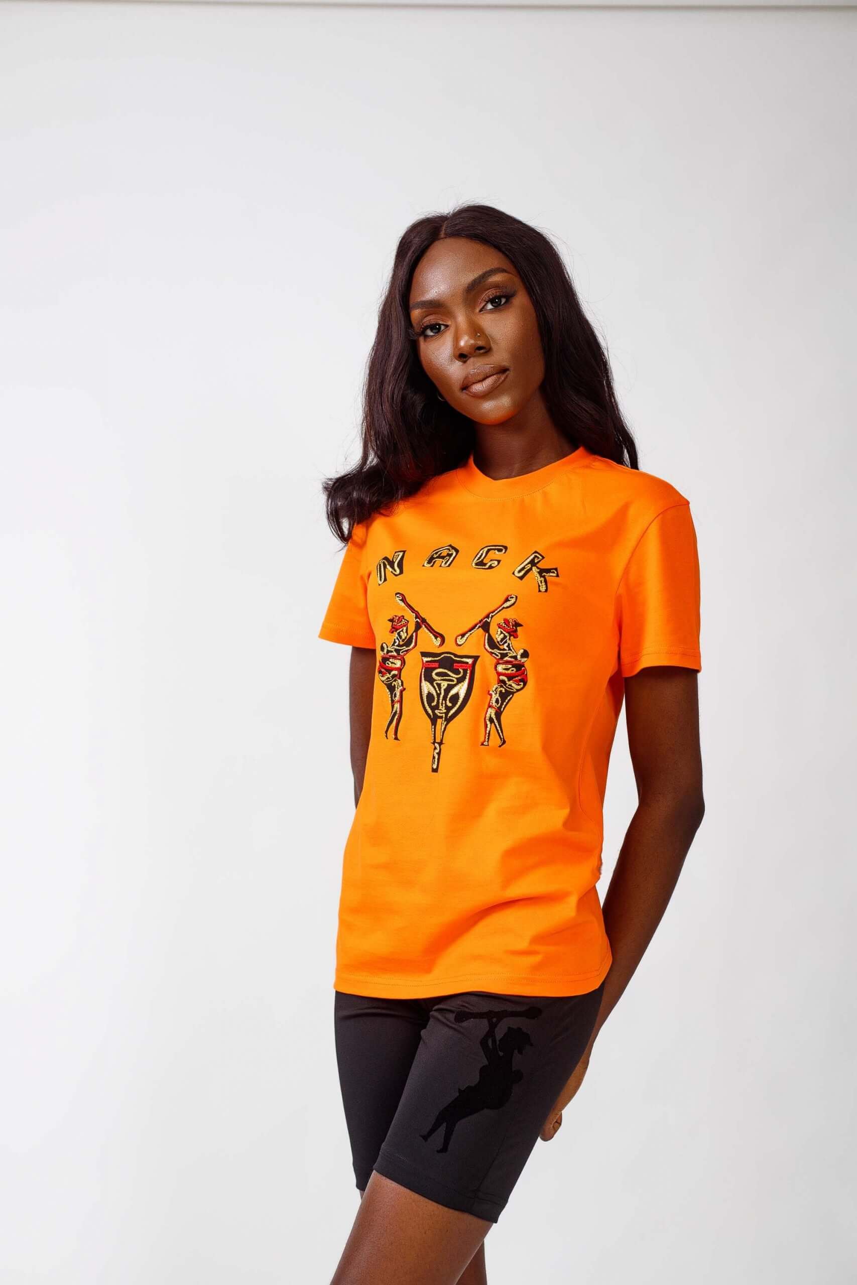 Classic Tee in Orange - Shirts & Tops