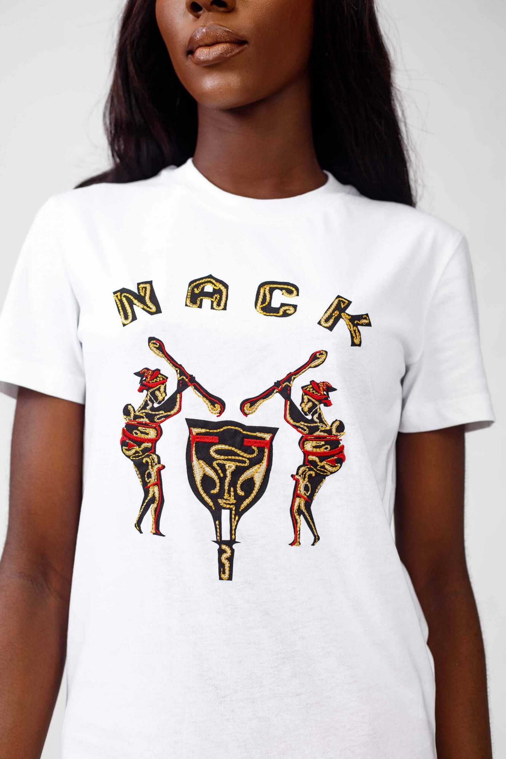 NACK Classic Tee in White - Shirts & Tops