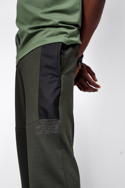 Track Joggers in Green